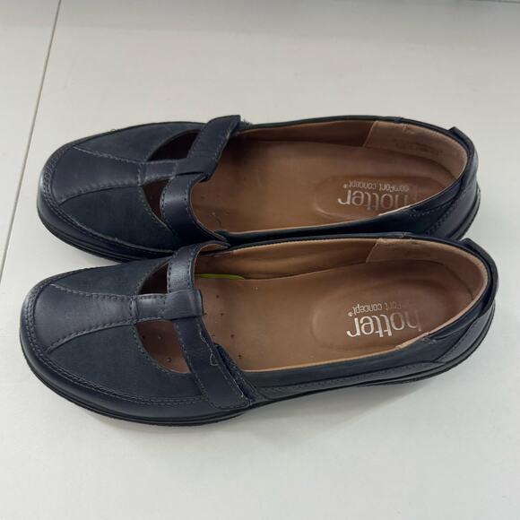 Hotter Comfort Concept Women's Shoes Size 7 Blue UK 5 Made England - Picture 4 of 9